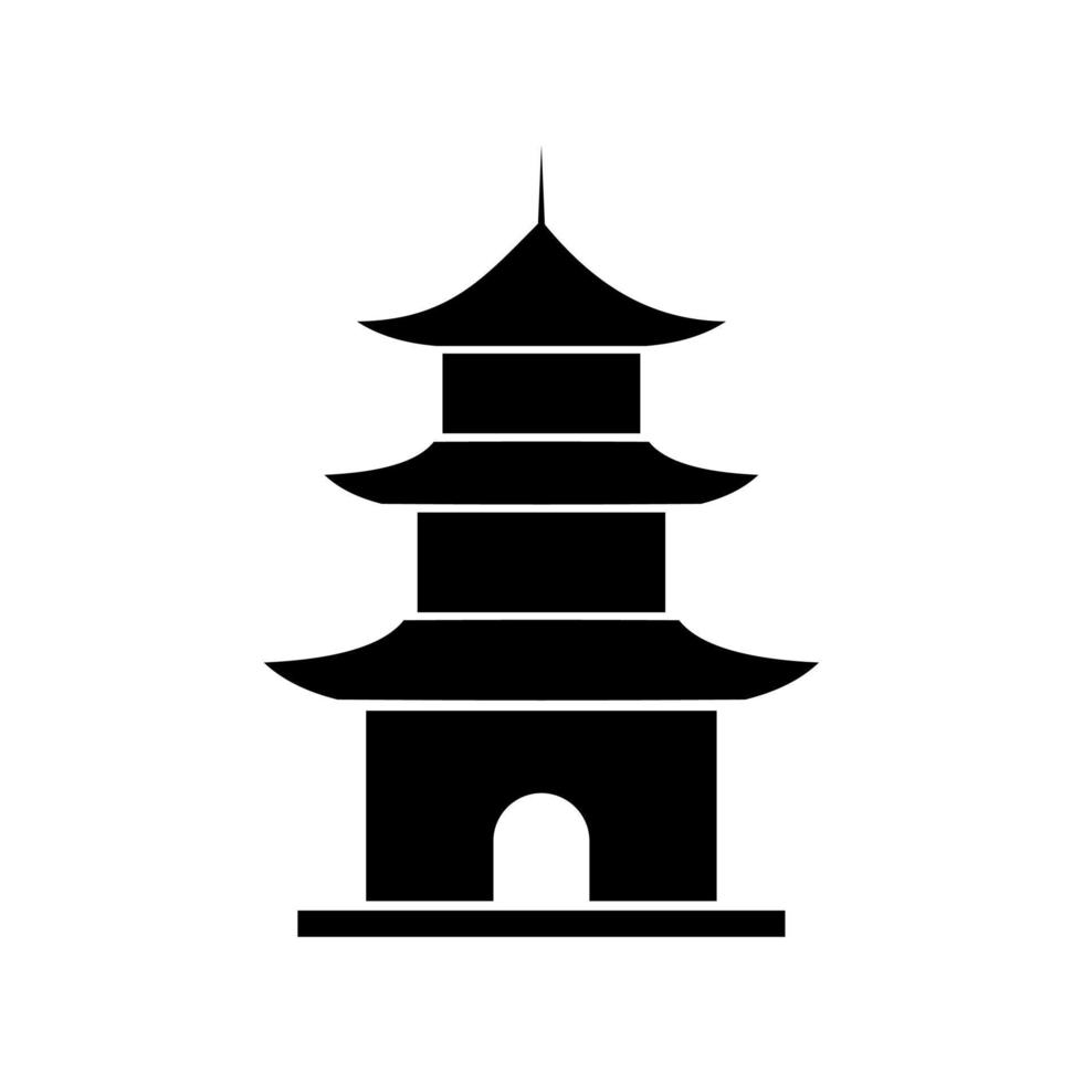 icône de vecteur de pagode