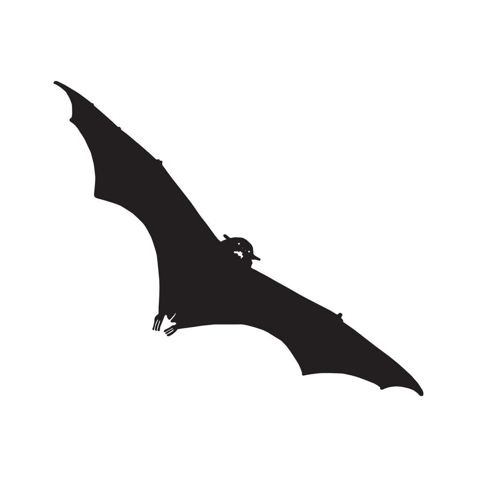 création vectorielle de logo d'icône de chauve-souris, cette image peut être utilisée comme logo, icône et autres vecteur