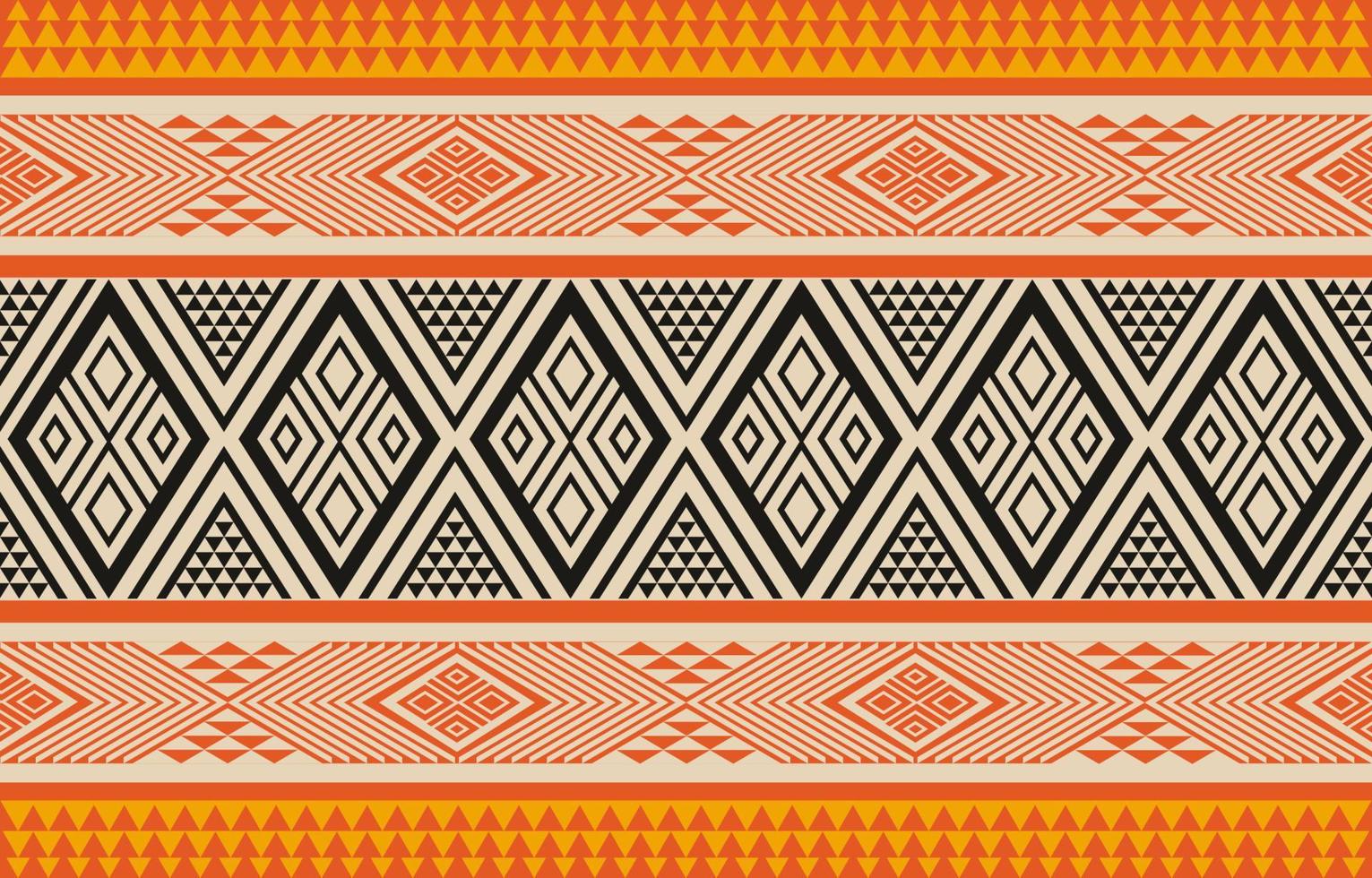 motif géométrique triangle coloré, style de texture ethnique tribal, conception pour l'impression sur les produits, arrière-plan, écharpe, vêtements, emballage, tissu, illustration vectorielle. vecteur