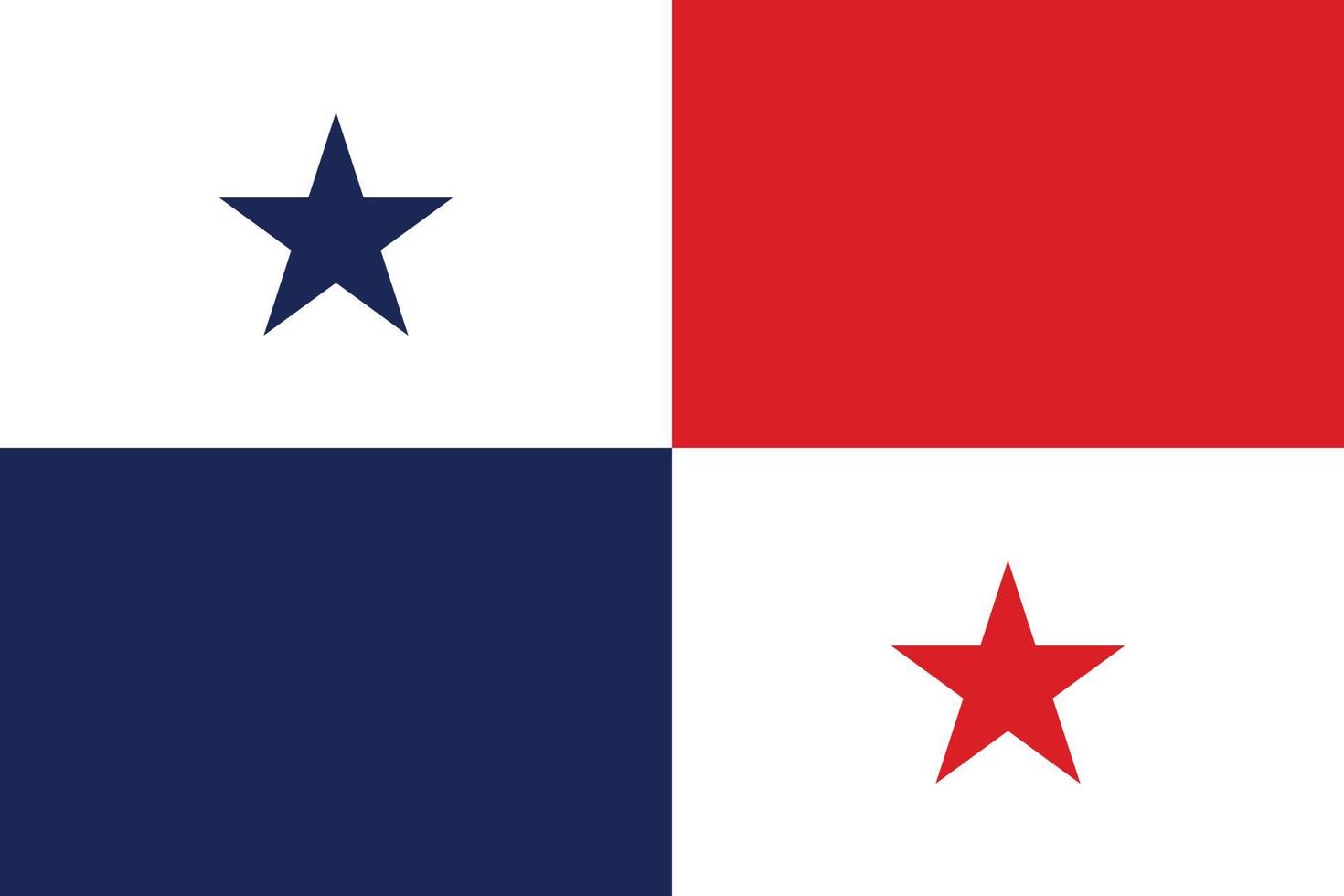 illustration vectorielle du drapeau national panama samoa. drapeau panaméen vecteur