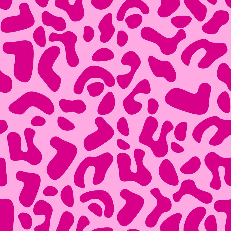 motif rose léopard sans soudure. imprimé animal léopard. fond de couleur vectorielle continue. motif imprimé animal vecteur