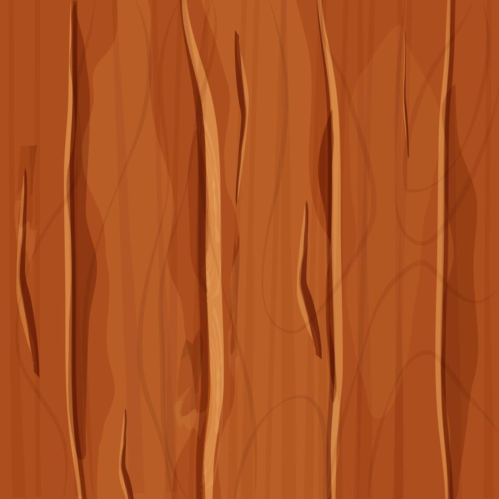 vieille texture en bois, couverture de planches, fond de jeu d'interface utilisateur, modèle sans couture dans le style de dessin animé isolé. matériau détaillé et texturé. . illustration vectorielle vecteur