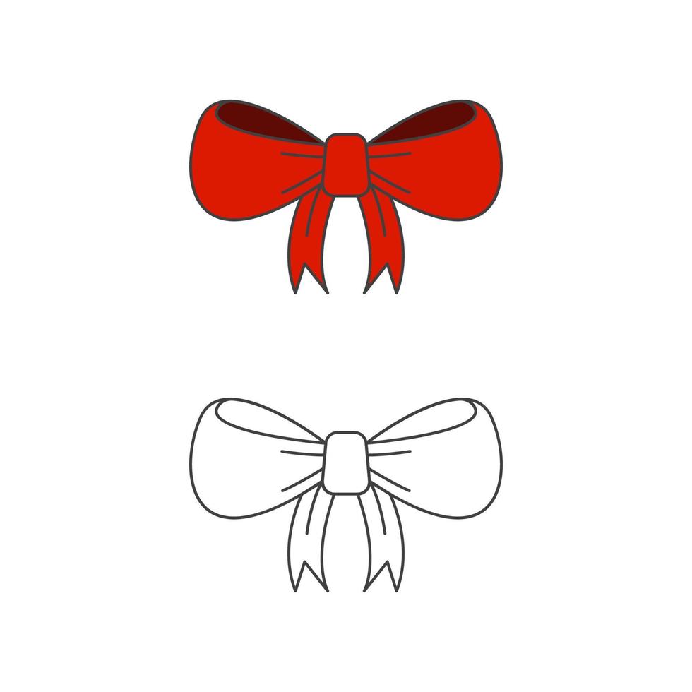 illustration vectorielle de ruban rouge vecteur