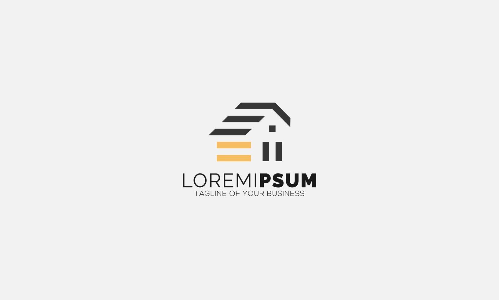 immobilier appartement immeuble logo business chart logo design vecteur