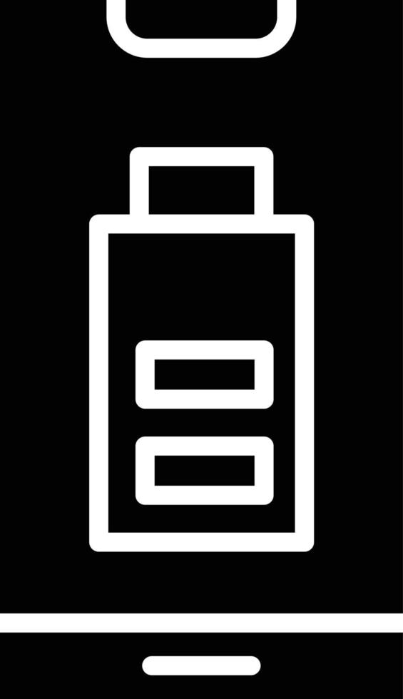 illustration de conception d'icône de vecteur de batterie