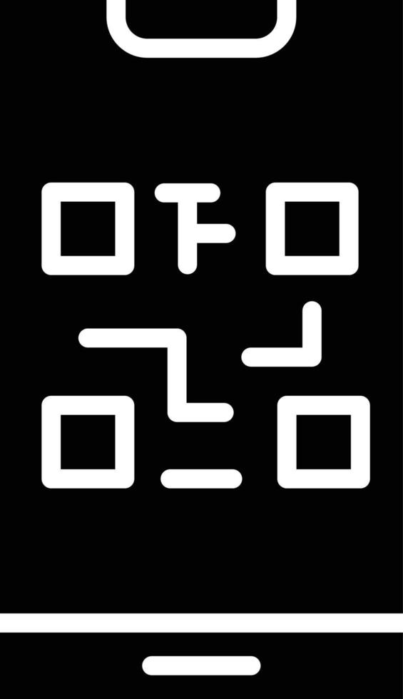 illustration de conception d'icône de vecteur de code qr
