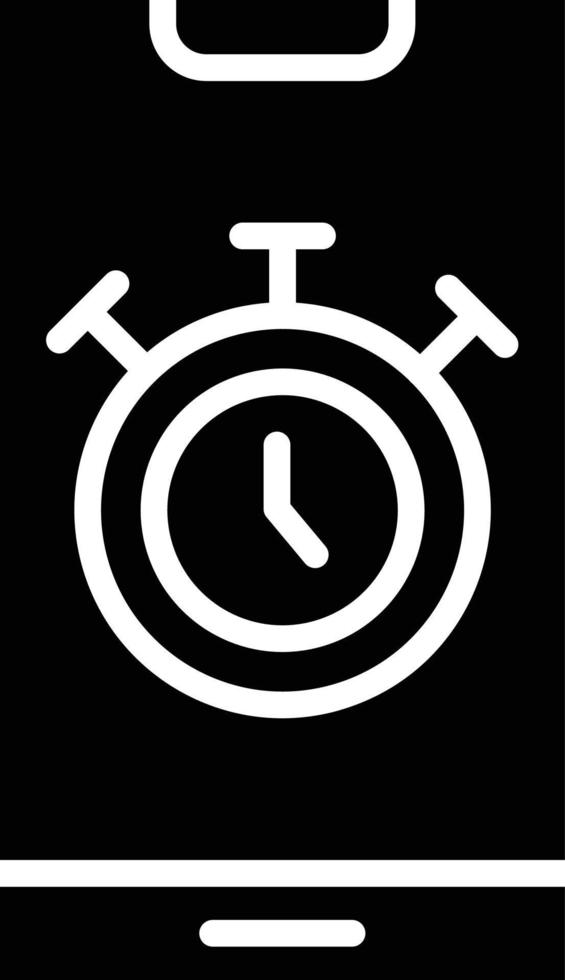 illustration de conception d'icône de vecteur de chronomètre