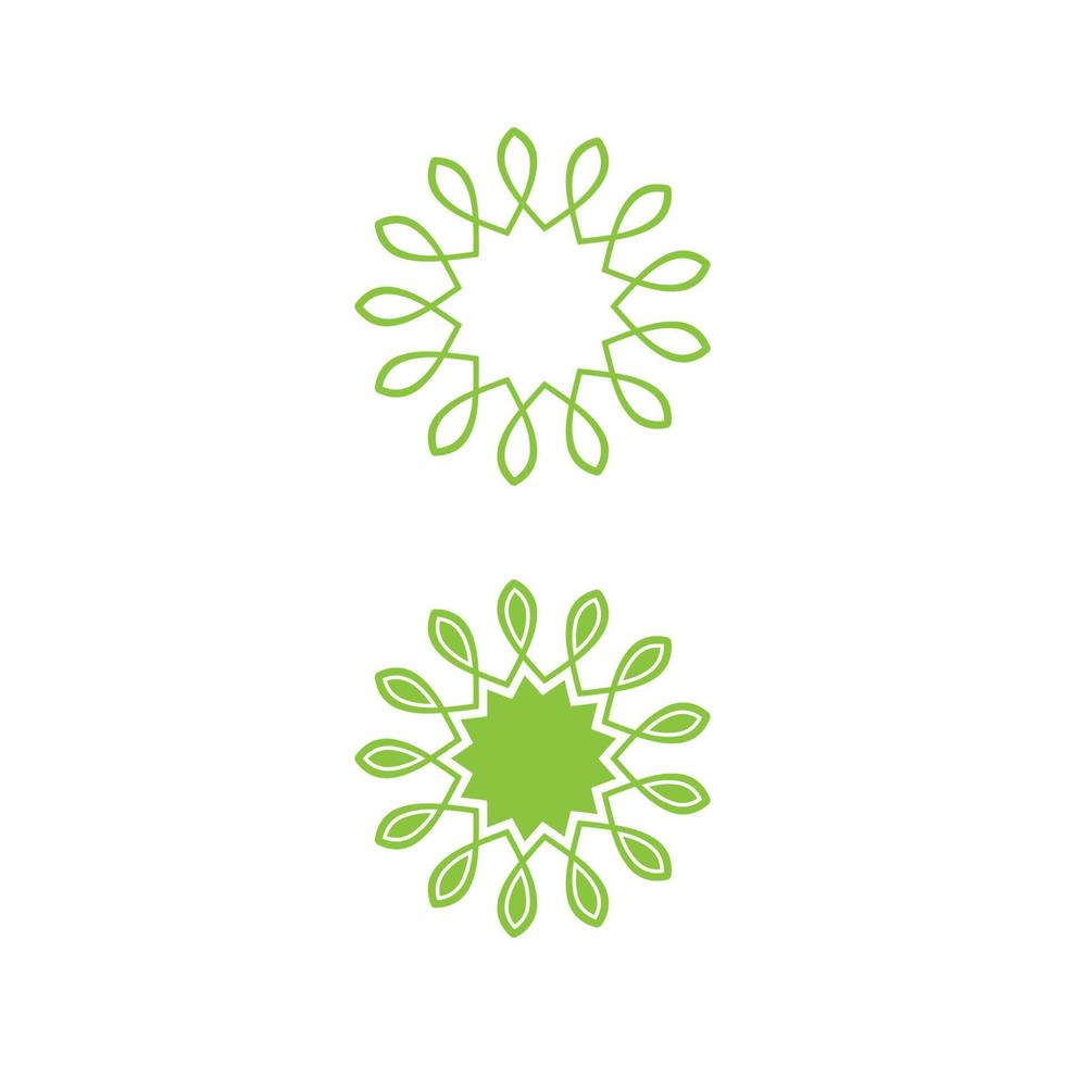 illustration de conception d'icône de vecteur d'élément végétalien