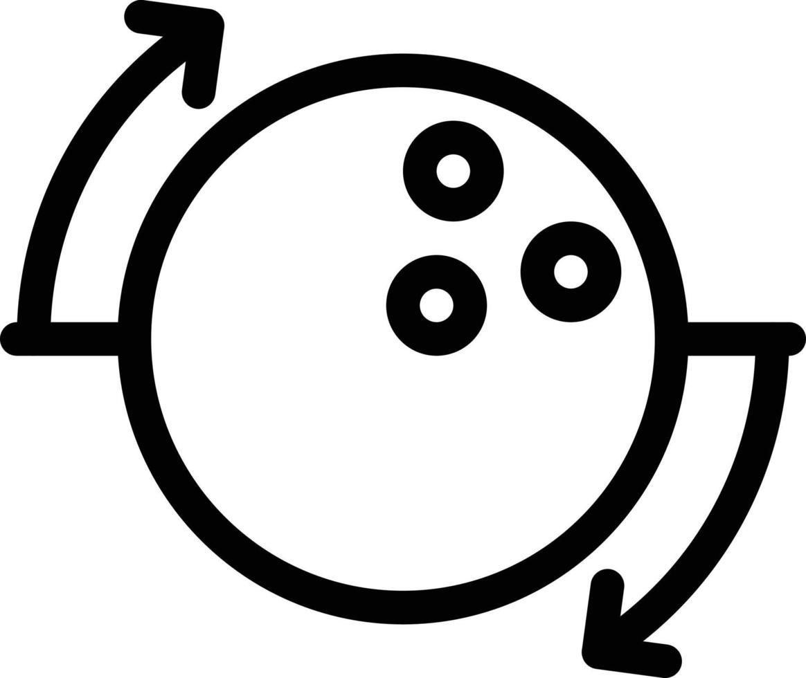 illustration vectorielle de bowling sur fond.symboles de qualité premium.icônes vectorielles pour le concept et la conception graphique. vecteur