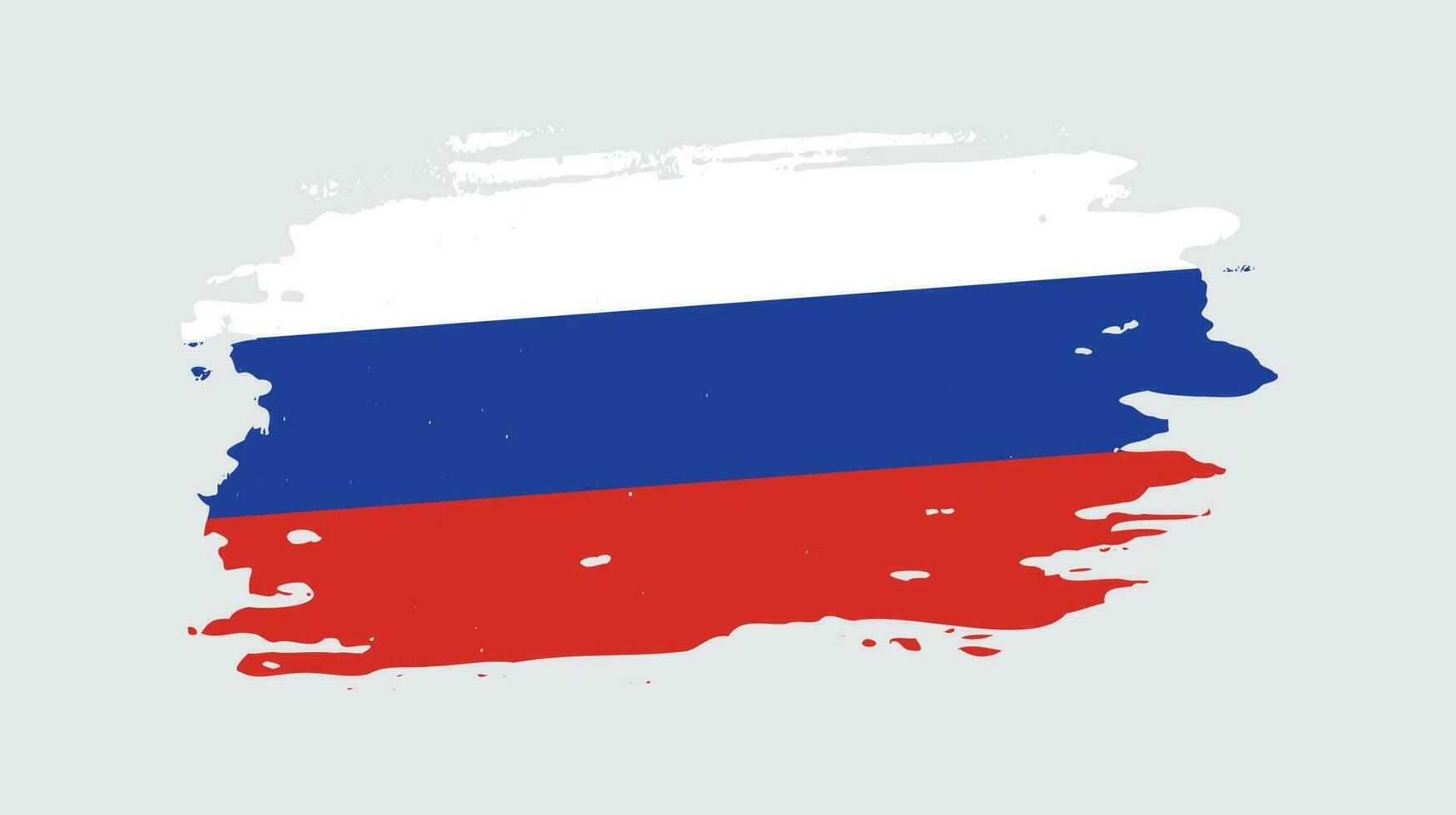 nouveau vecteur de drapeau de la russie texture grunge