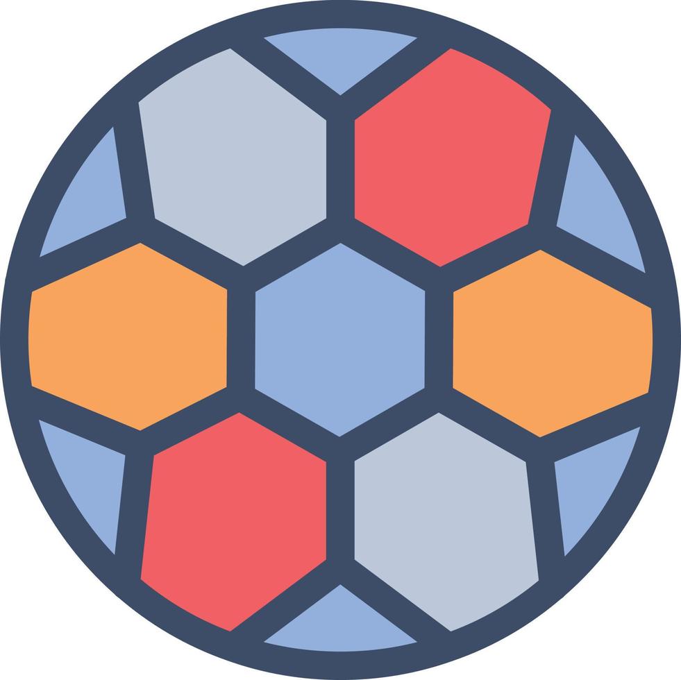 illustration vectorielle de football sur fond.symboles de qualité premium.icônes vectorielles pour le concept et la conception graphique. vecteur