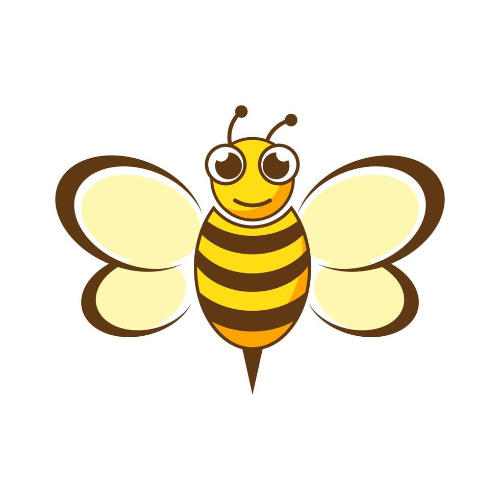 conception d'icône vecteur élément abeille