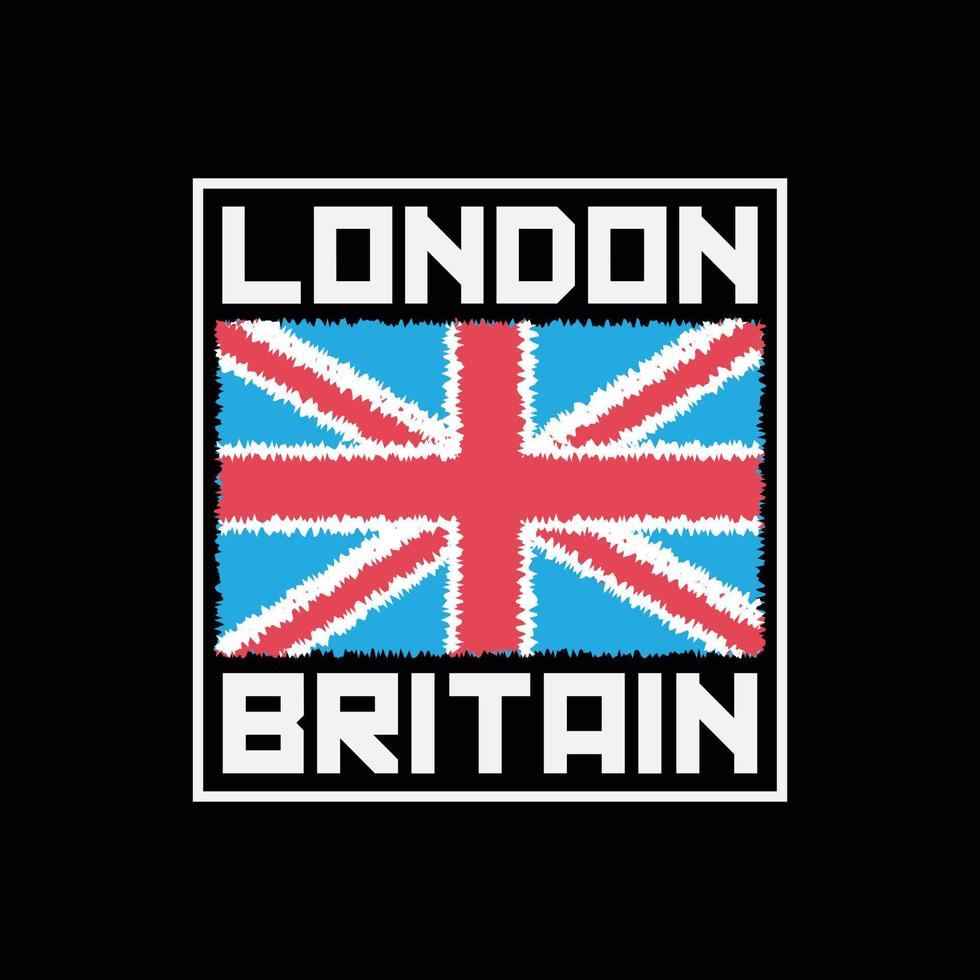 typographie d'illustration de londres. parfait pour la conception de t-shirt vecteur