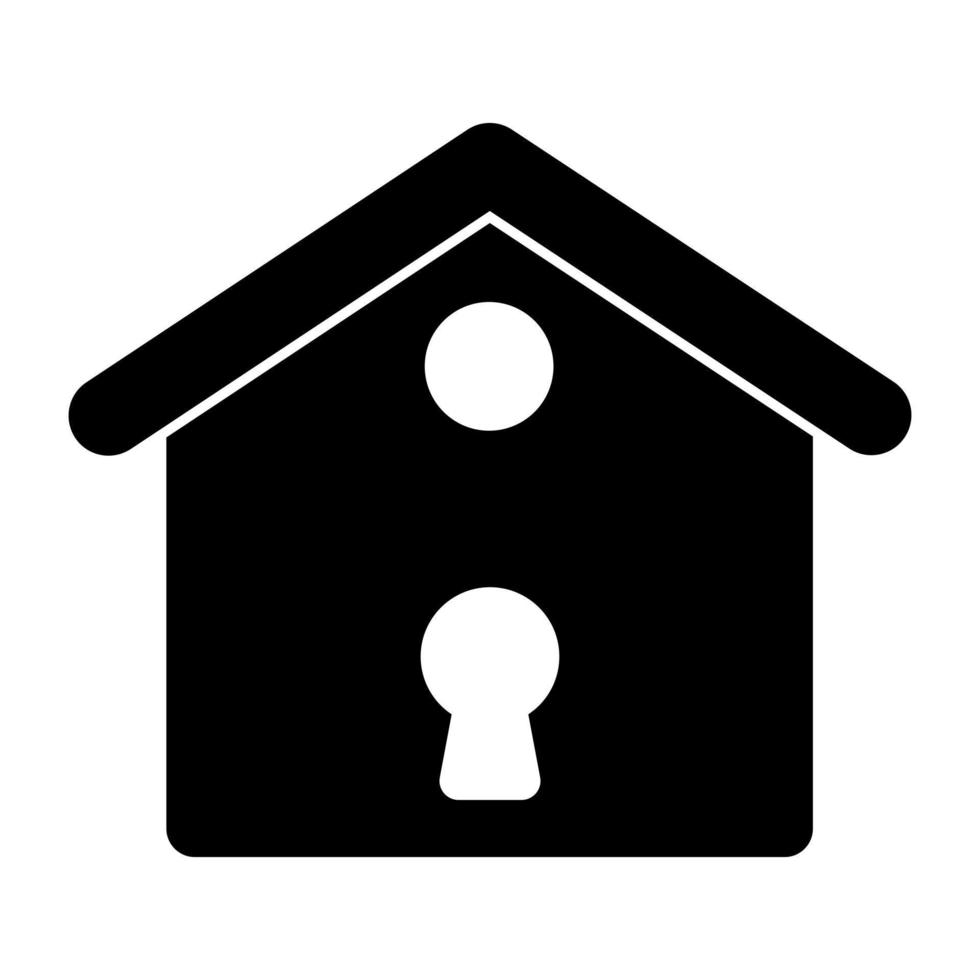 icône du design moderne de la sécurité à domicile vecteur