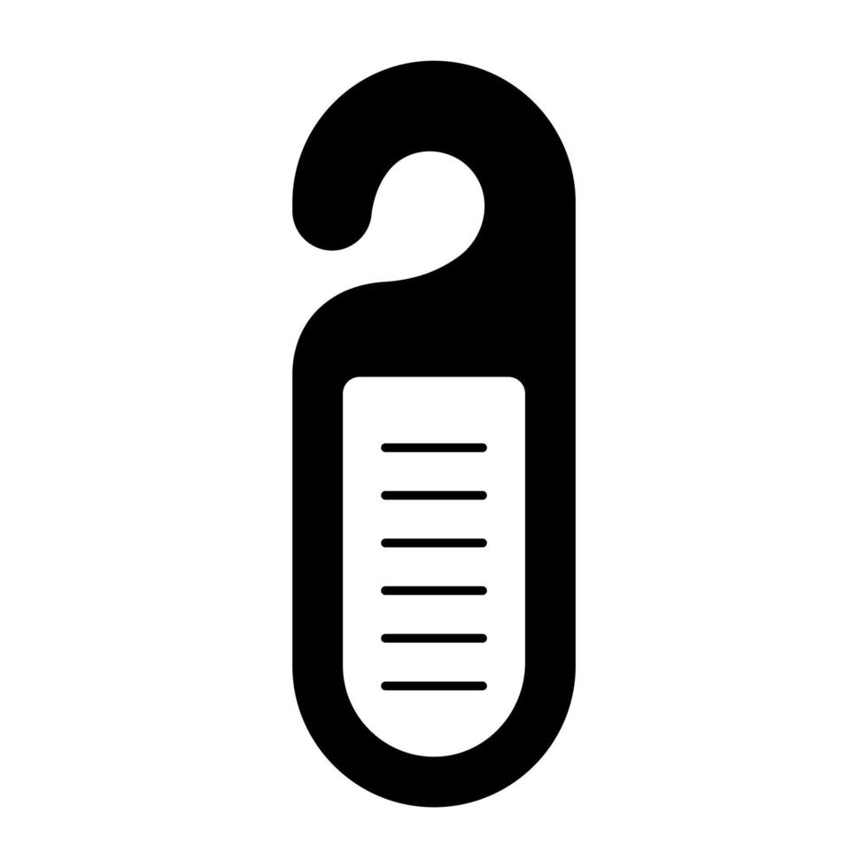 icône du design moderne du bouton de porte vecteur