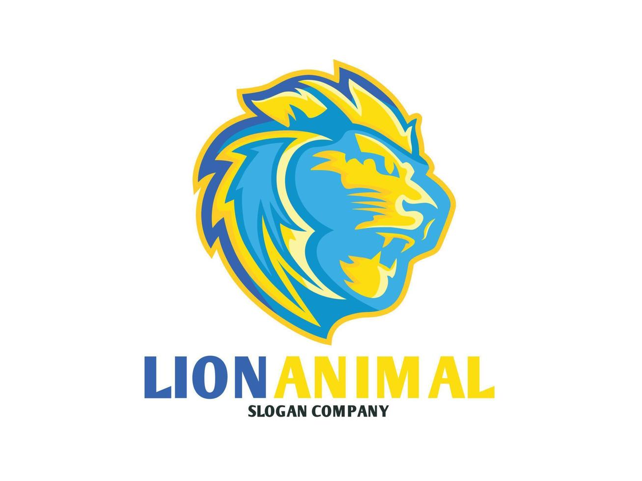 logo animal lion vecteur