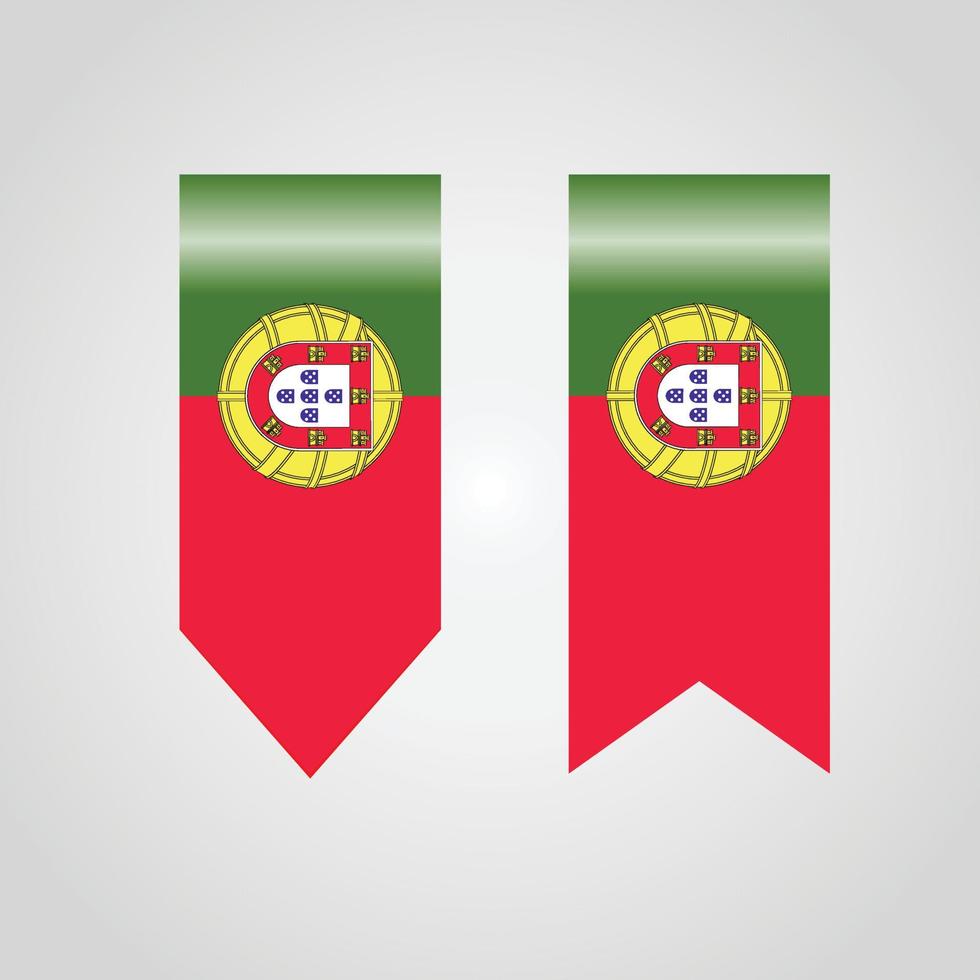 drapeau du portugal vecteur