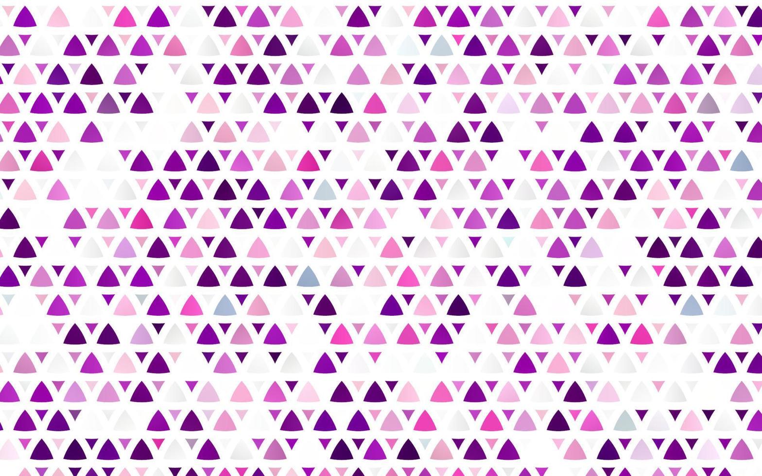 modèle sans couture de vecteur violet clair avec cristaux, triangles.