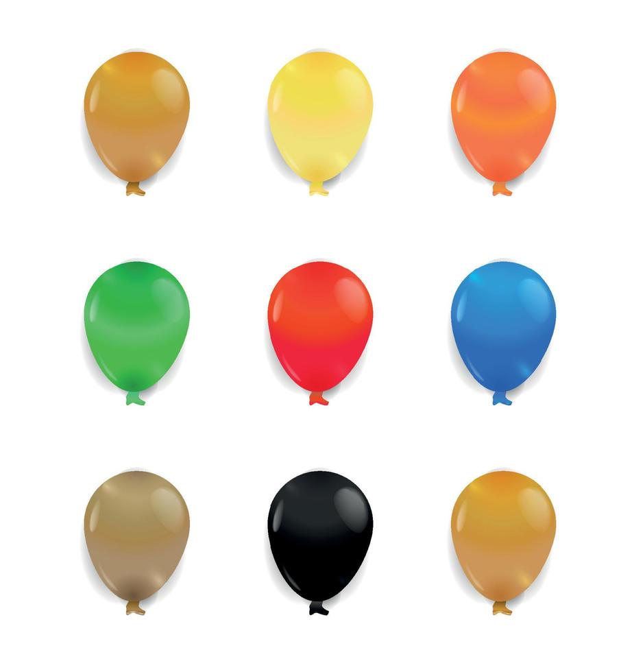 ornement de ballon pour la décoration vecteur eps