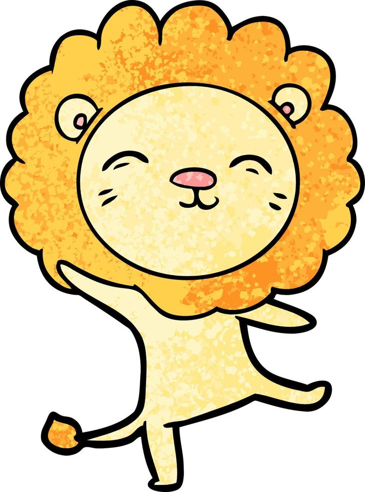 personnage de dessin animé lion vecteur