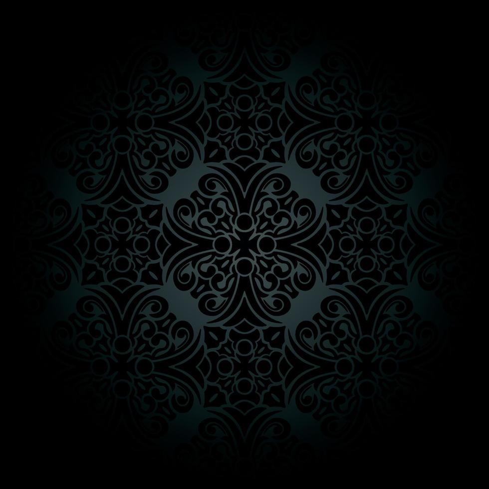 fond transparent vintage avec motif abstrait noir vecteur