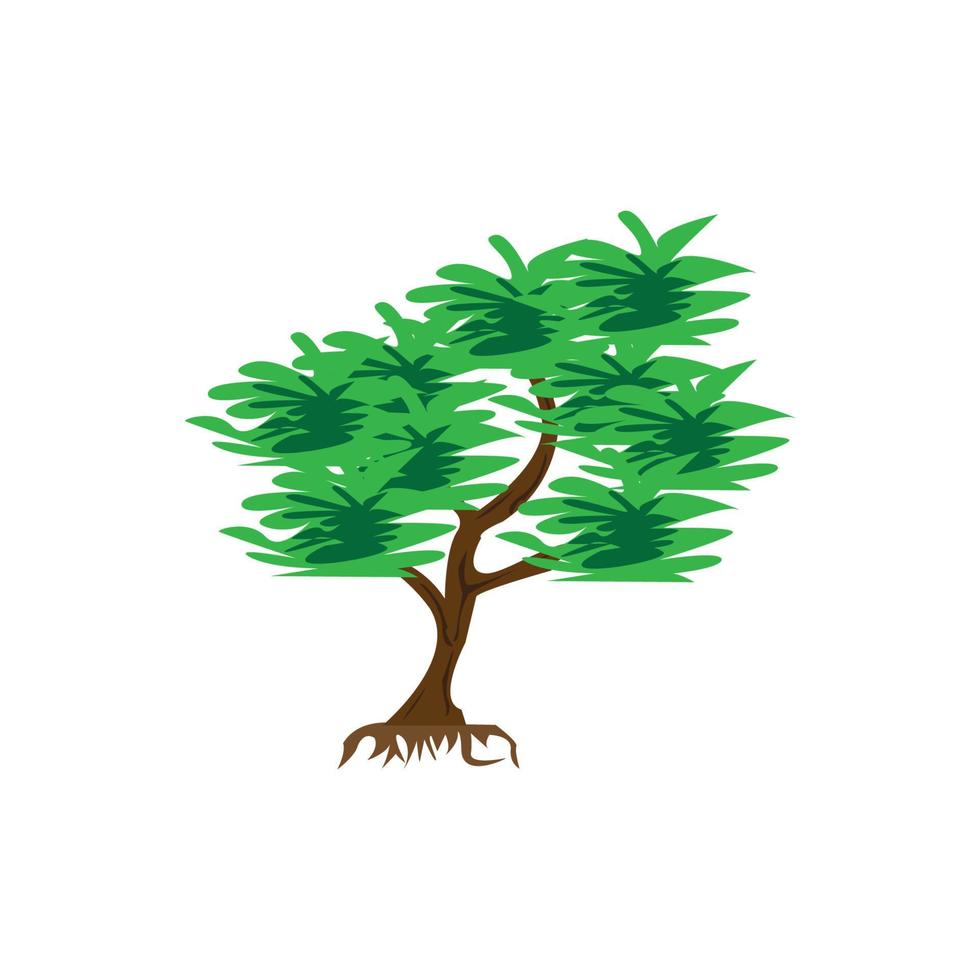 logo d'icône d'arbre, dessin vectoriel