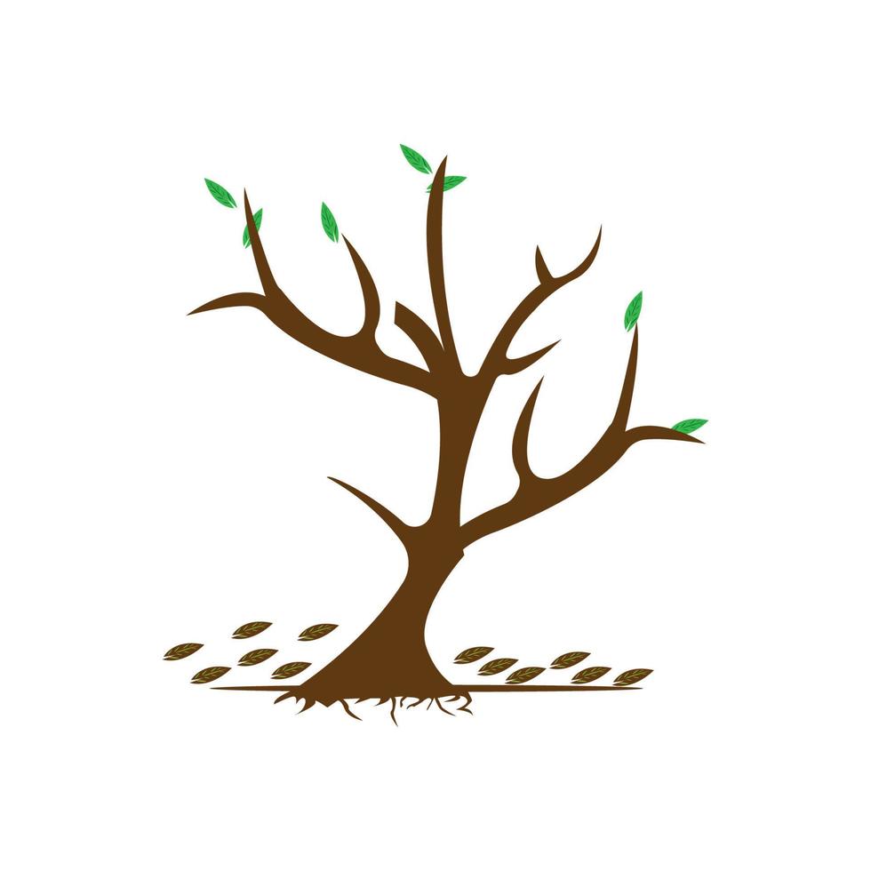 logo d'icône d'arbre, dessin vectoriel