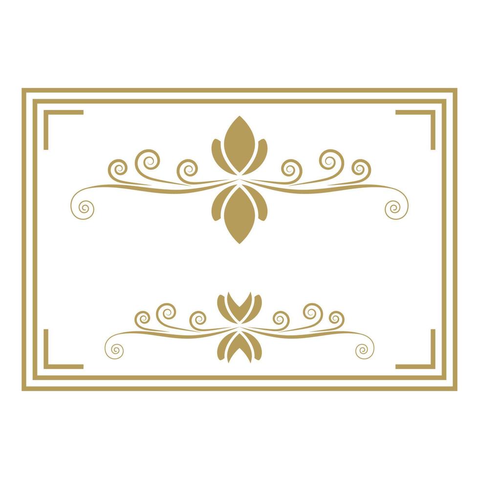 s'épanouit victorian ornements logo vector design