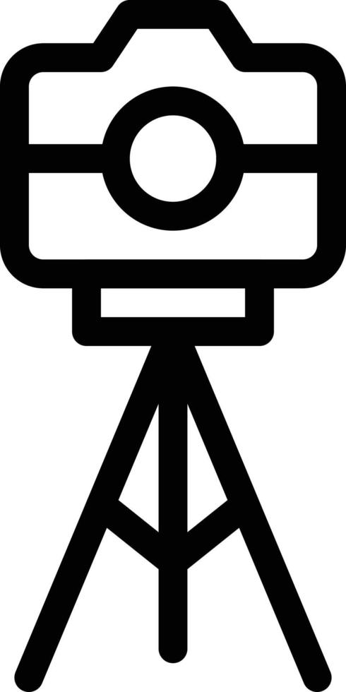 illustration vectorielle de trépied de caméra sur un arrière-plan.symboles de qualité premium.icônes vectorielles pour le concept et la conception graphique. vecteur
