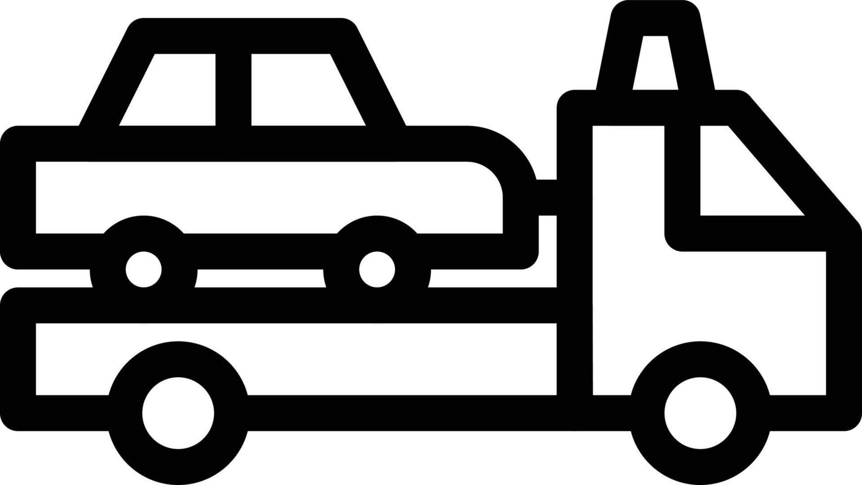 illustration vectorielle de camion sur fond.symboles de qualité premium.icônes vectorielles pour le concept et la conception graphique. vecteur