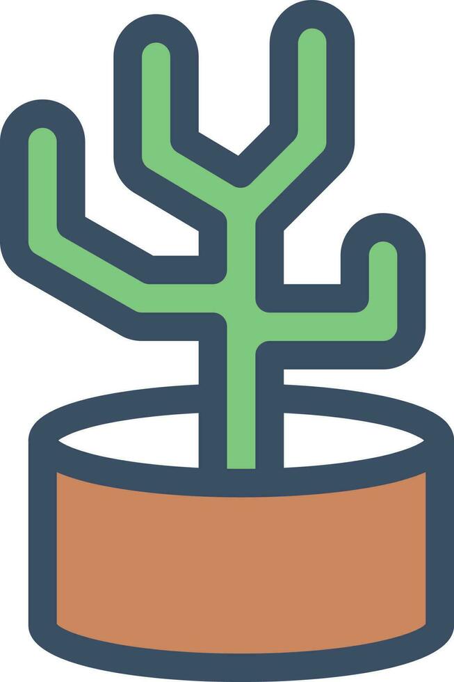 illustration vectorielle de cactus sur fond.symboles de qualité premium.icônes vectorielles pour le concept et la conception graphique. vecteur