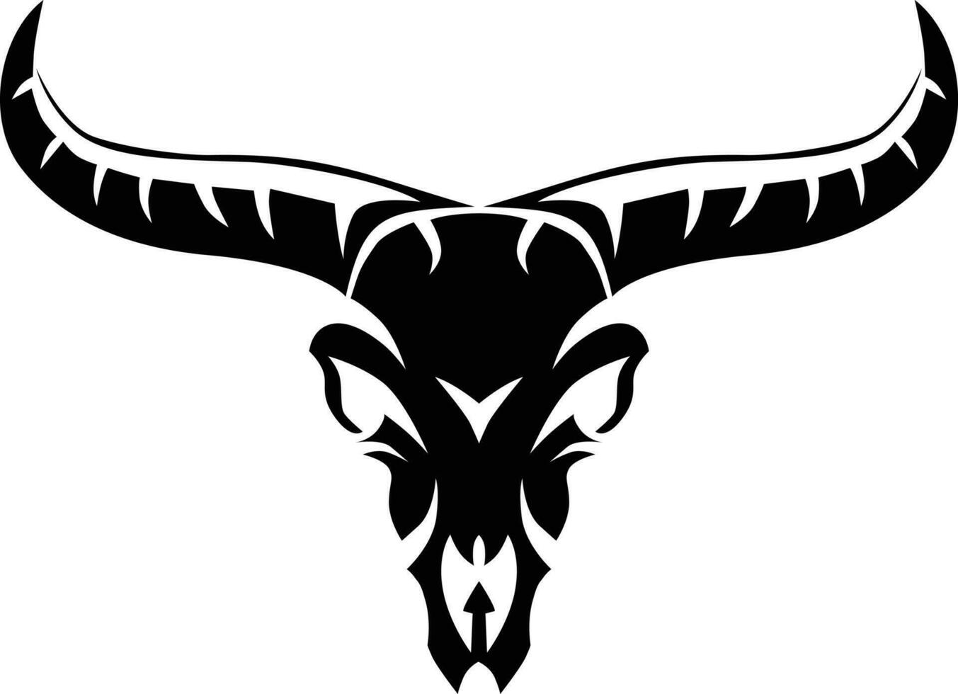 illustration vectorielle logo tête crâne faune chasse aventure design masculin vecteur