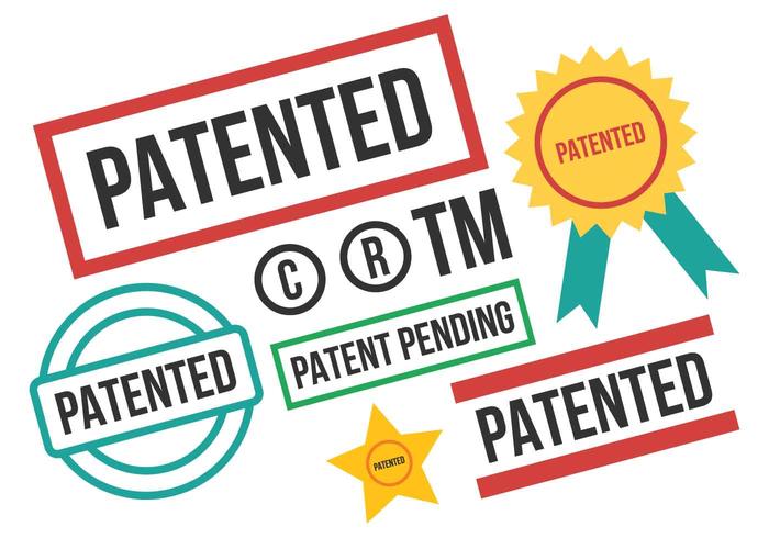Vector de tampon de brevets gratuit