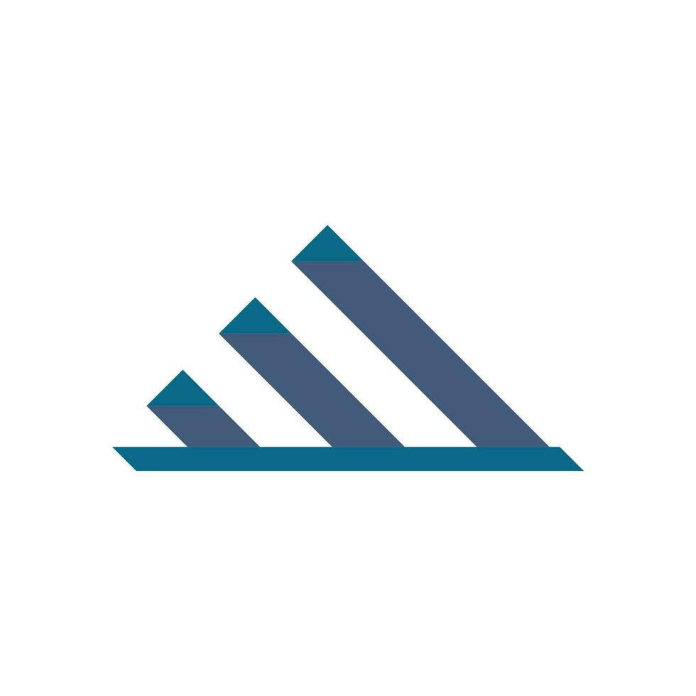 logo d'icône de montagne vecteur
