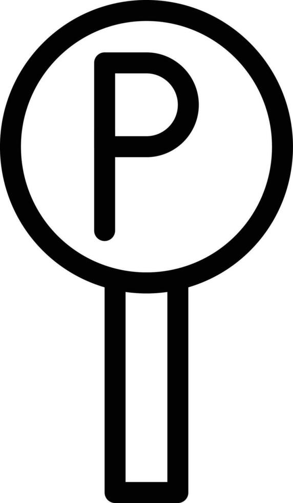 illustration vectorielle de panneau de stationnement sur fond.symboles de qualité premium.icônes vectorielles pour le concept et la conception graphique. vecteur