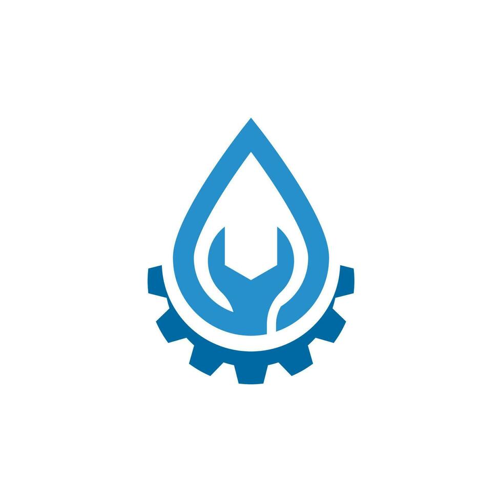 plomberie logo icône vecteur conception illustration