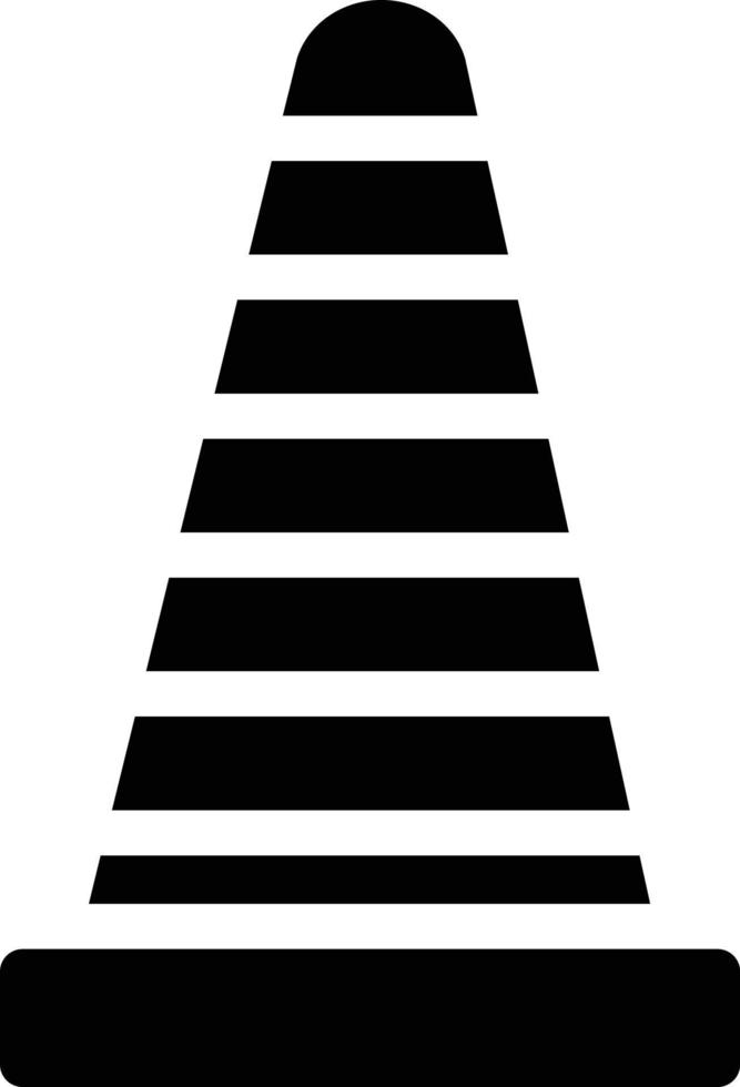 illustration vectorielle de cône sur un fond. symboles de qualité premium. icônes vectorielles pour le concept et la conception graphique. vecteur