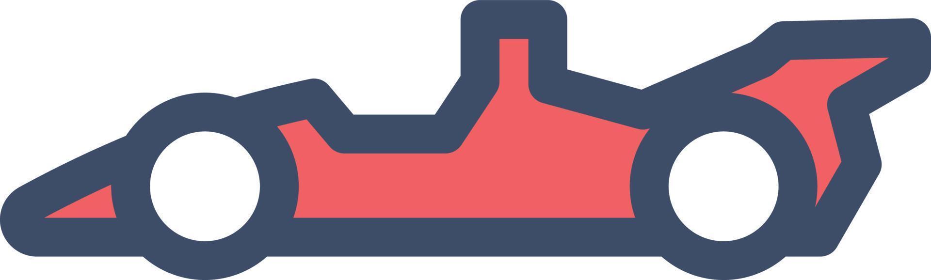 illustration vectorielle de voiture de course sur fond.symboles de qualité premium.icônes vectorielles pour le concept et la conception graphique. vecteur