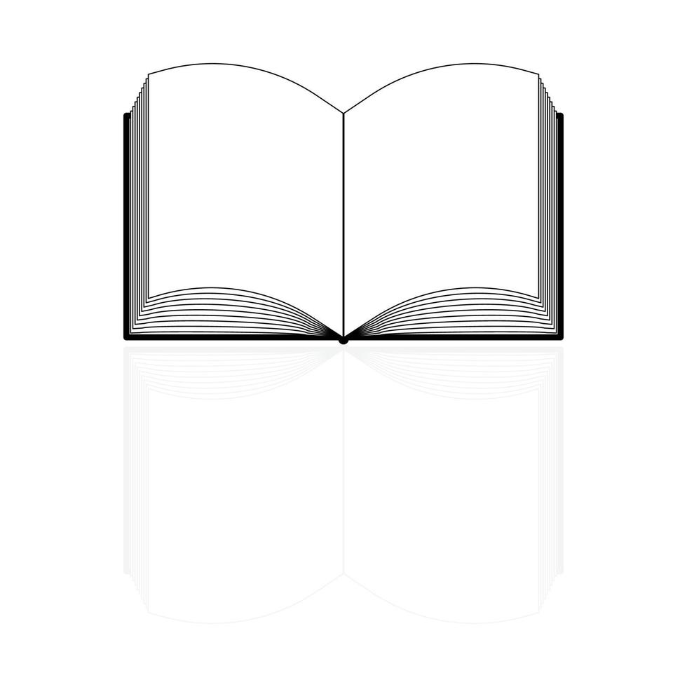 icône de livre. illustration d'icône de livre pour le web et les appareils mobiles. vecteur