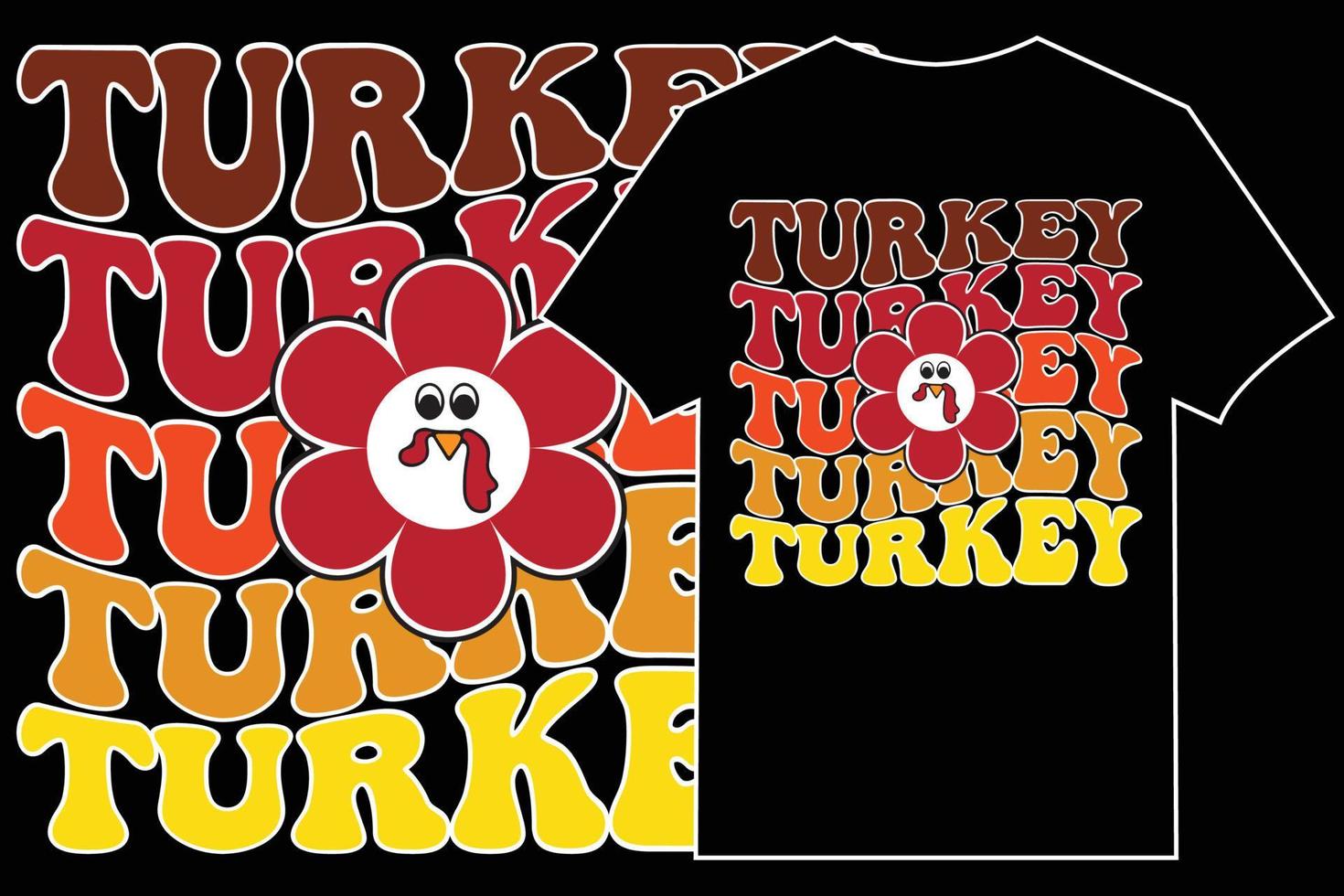 vecteur de t-shirt typographique de thanksgiving.