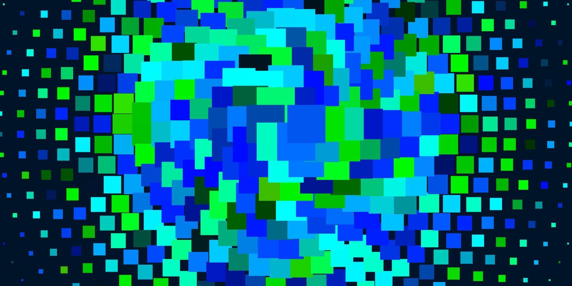 texture de vecteur bleu clair, vert dans un style rectangulaire.