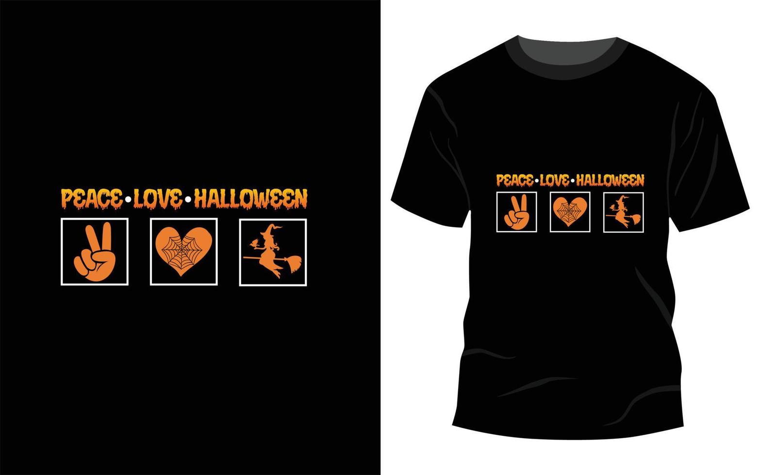 conception de t-shirt d'halloween vecteur