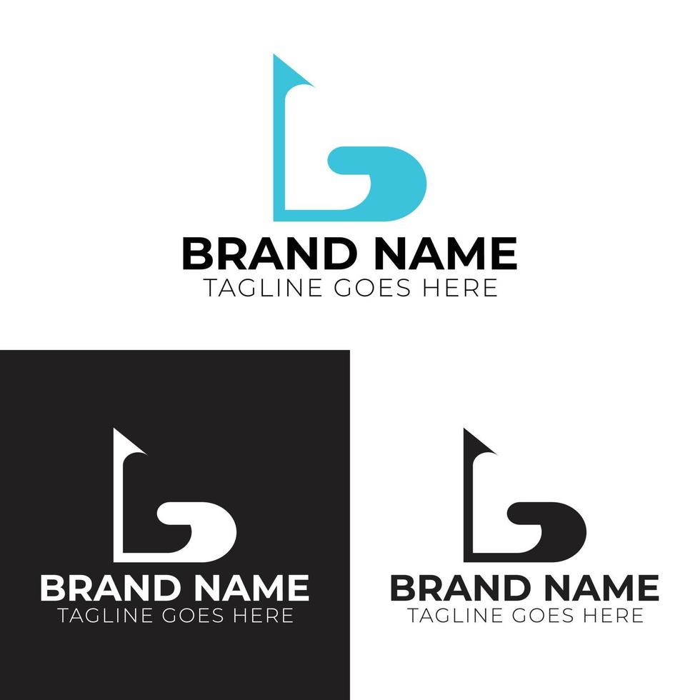 création de logo lettre b. identité de marque entreprise vecteur b icône et logo.