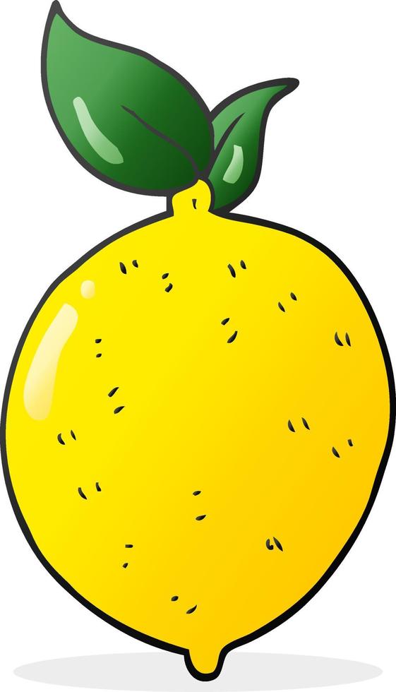 doodle personnage dessin animé citron vecteur