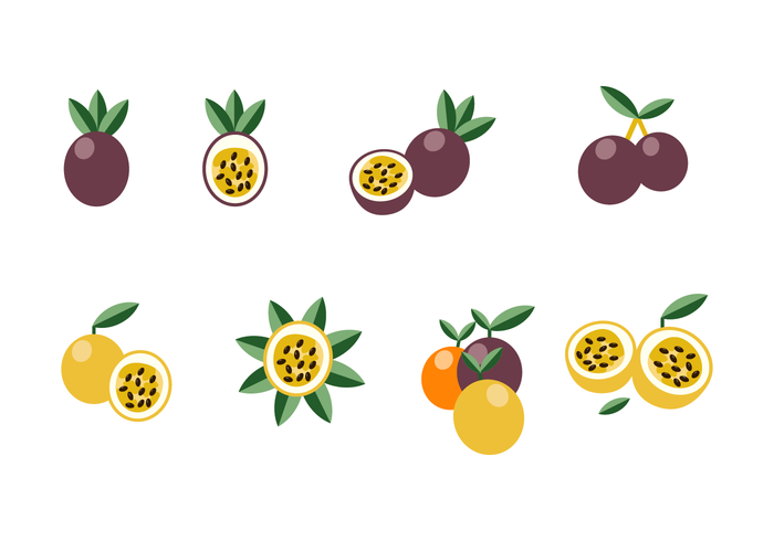 Vector de fruits de la passion gratuit