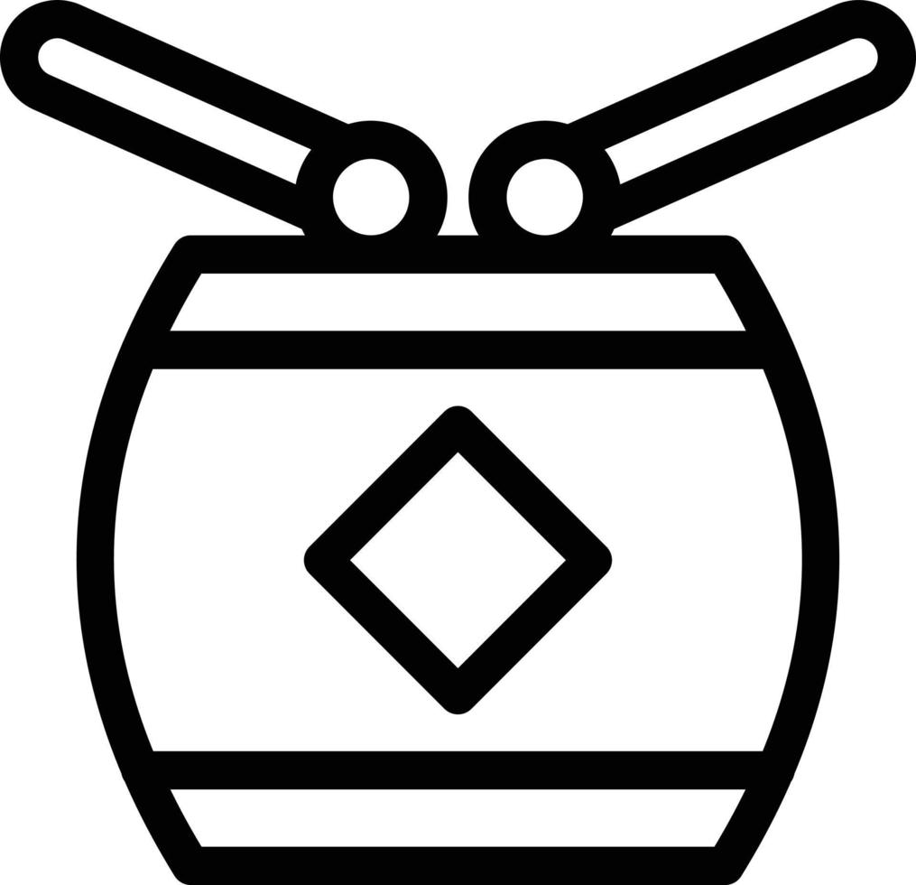 illustration vectorielle de tambour japonais sur fond.symboles de qualité premium.icônes vectorielles pour le concept et la conception graphique. vecteur