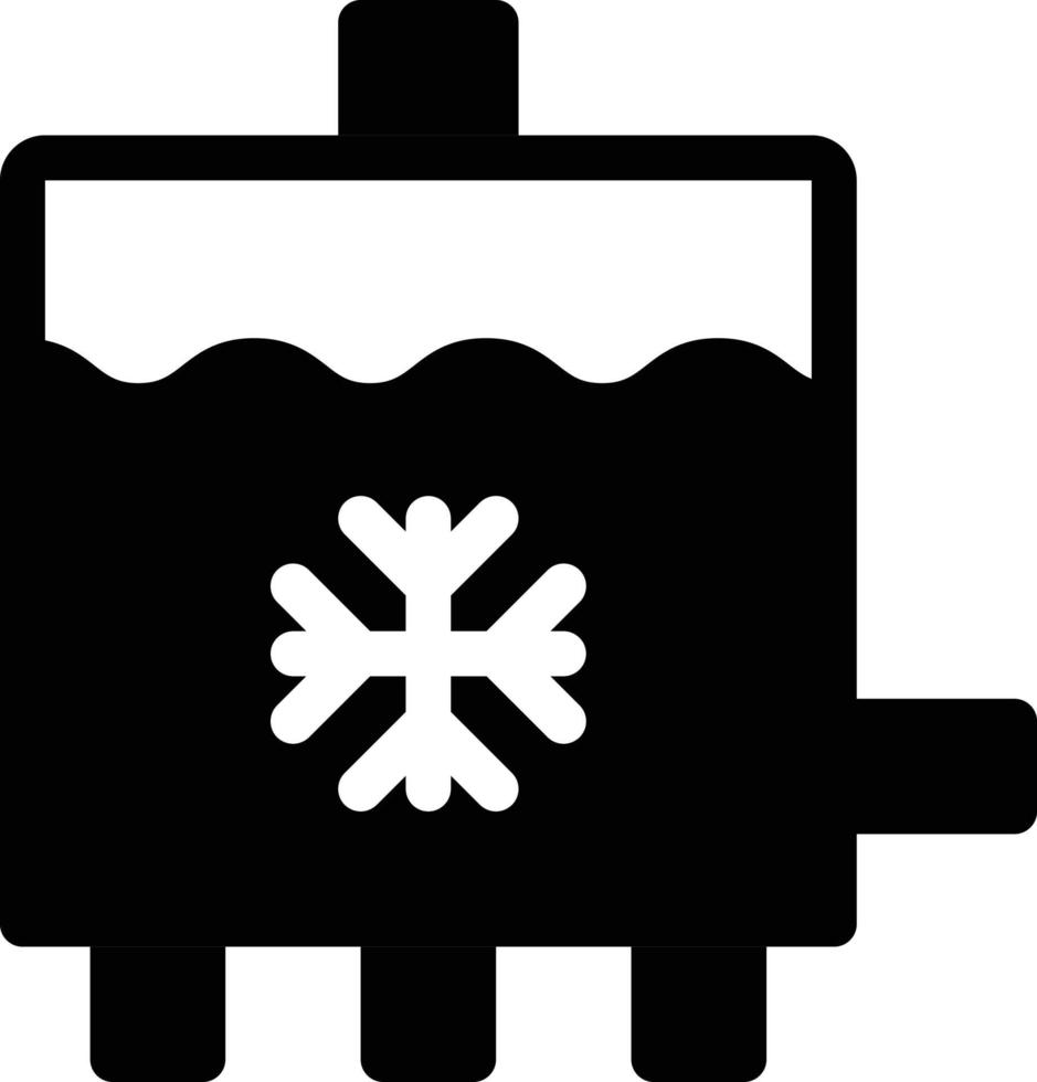illustration vectorielle de réfrigérateur sur fond.symboles de qualité premium.icônes vectorielles pour le concept et la conception graphique. vecteur