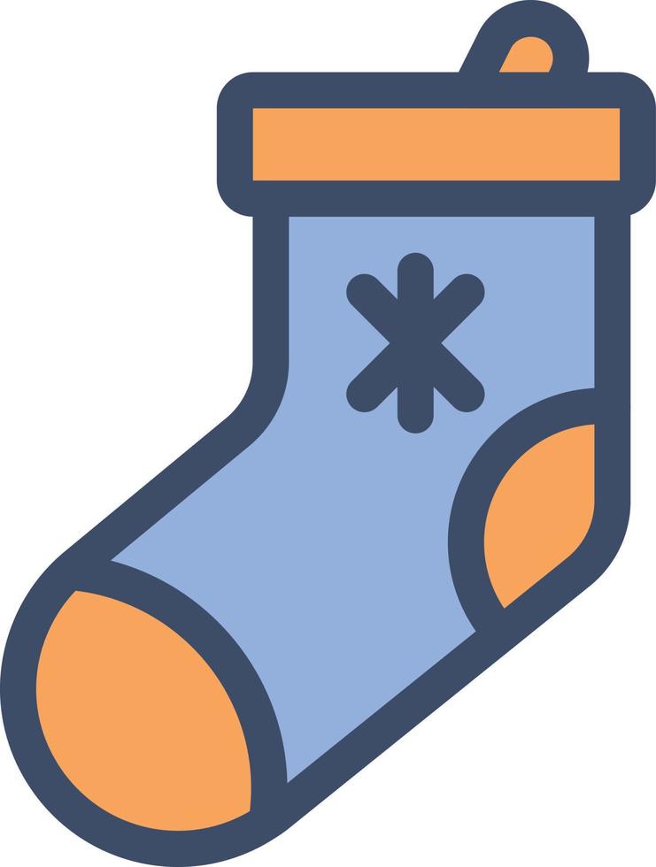 illustration vectorielle de chaussettes sur fond.symboles de qualité premium.icônes vectorielles pour le concept et la conception graphique. vecteur