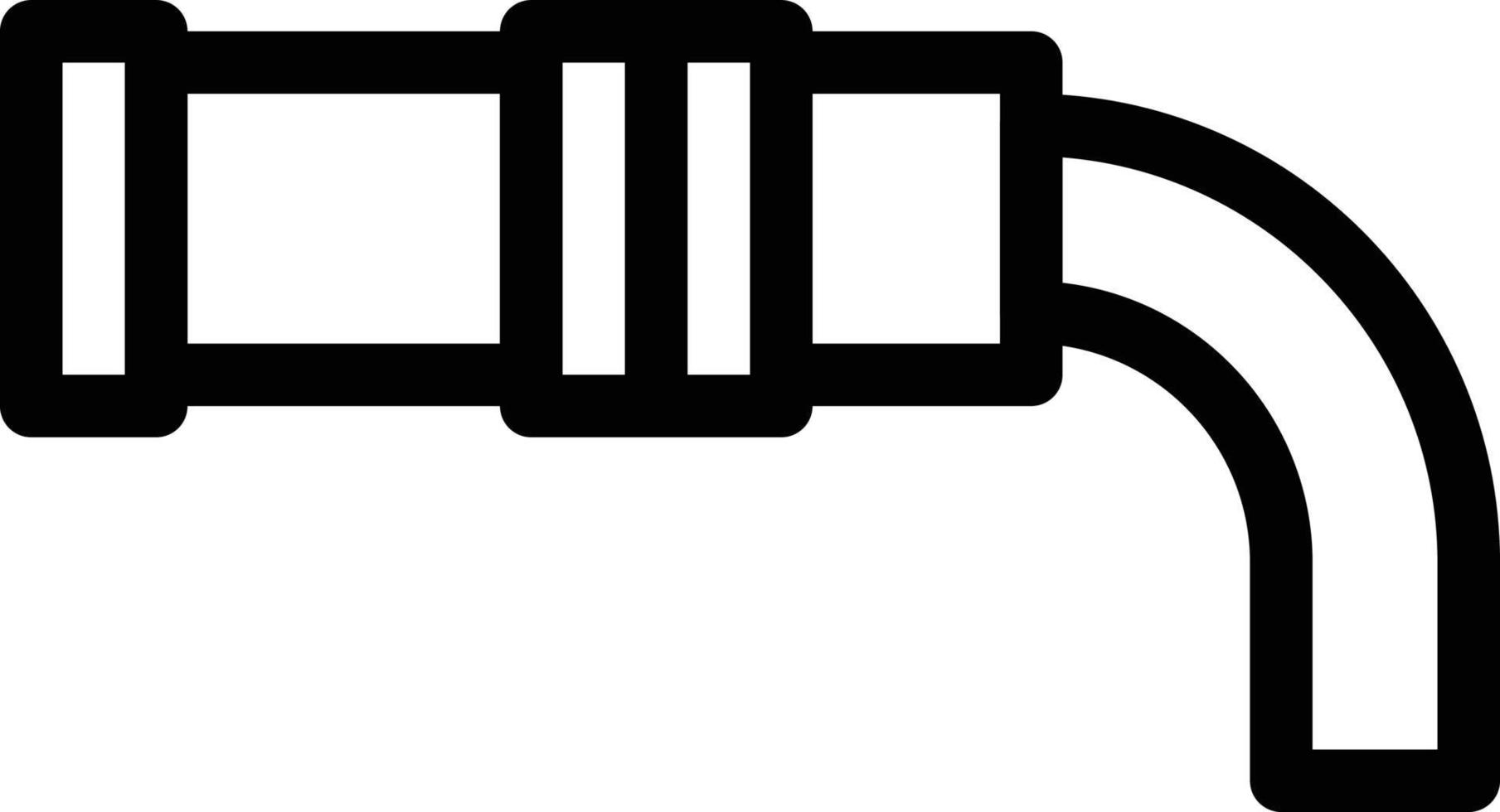 illustration vectorielle de tuyau d'eau sur un fond. symboles de qualité premium. icônes vectorielles pour le concept et la conception graphique. vecteur