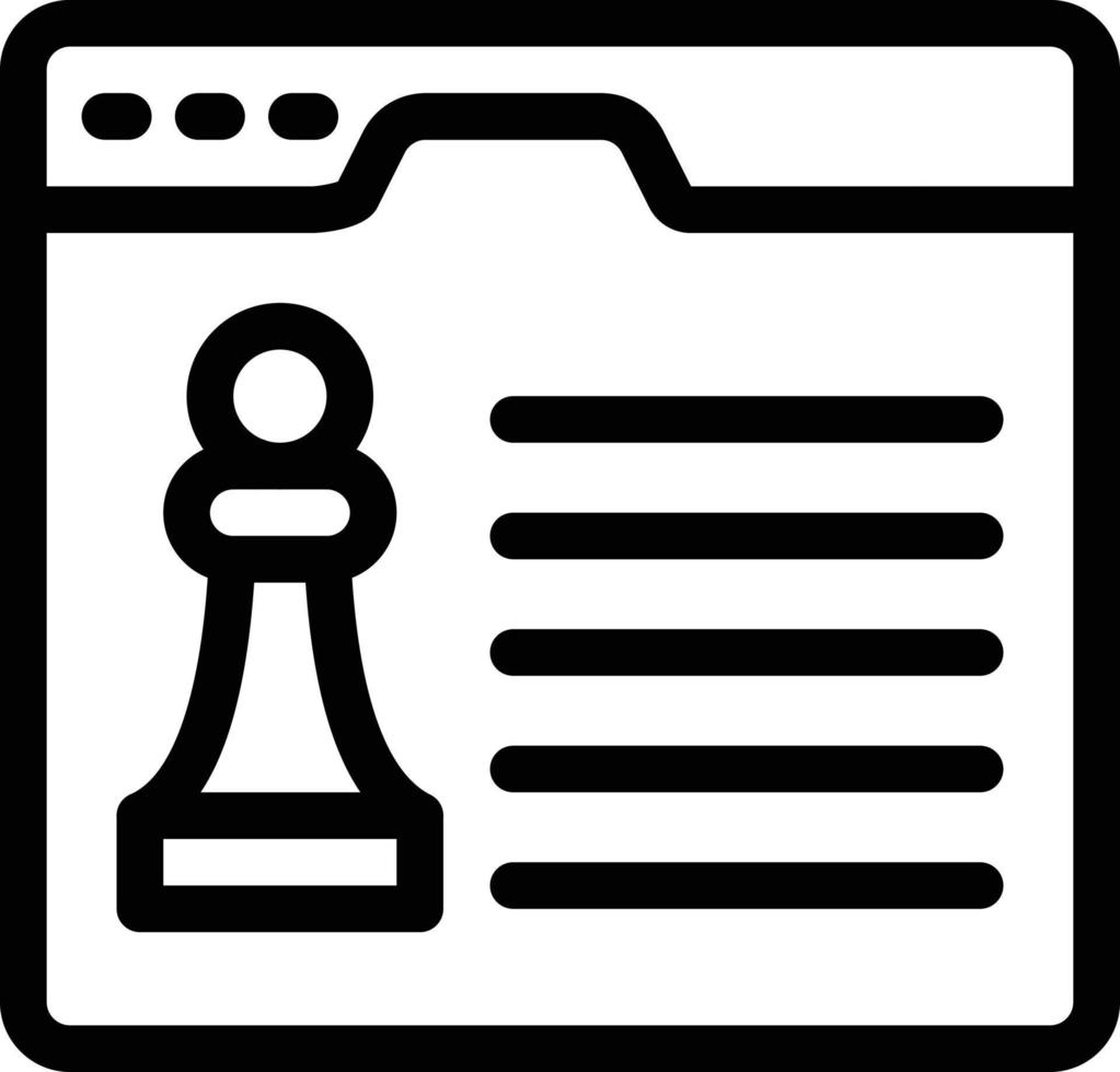 illustration vectorielle d'échecs de page Web sur fond. symboles de qualité premium. icônes vectorielles pour le concept et la conception graphique. vecteur